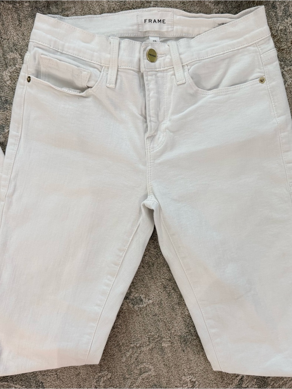 Frame Denim White Skinny Women's Jeans